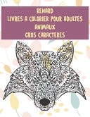 Livres à Colorier Pour Adultes - Gros Caractères - Animaux - Renard
