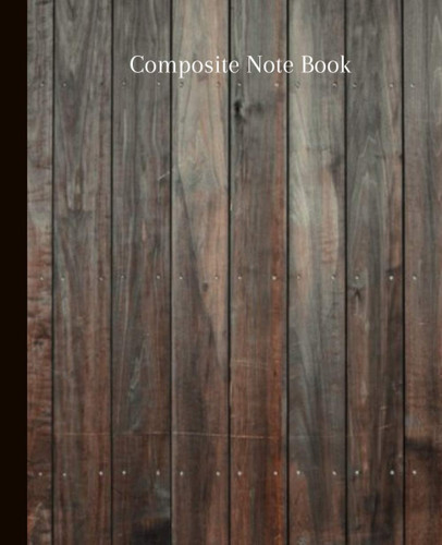 Composite Note Book: Dark Brown Composite Note Book