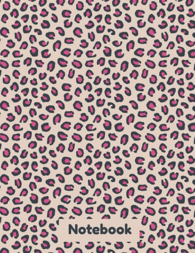 Notebook Purple Leopard Print College Ruled Composition Notebook, Large (8. 5 X 11 Inches) with 100 Pages and Colorful Cover Design