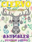 Libro de Colorear para Adultos para lápices y Bolígrafos - Menos de 10 Euro - Animales - Ciervo