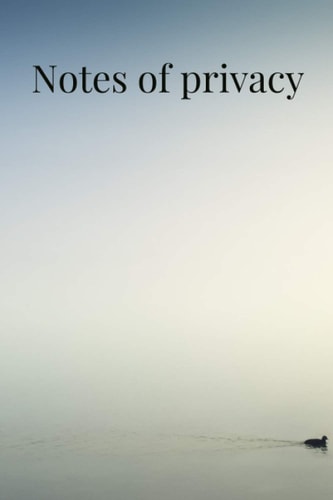 Notes of privacy: Notebook notes fishing fisherman gift angeln angler Notizbuch lined liniert journal Tagebuch
