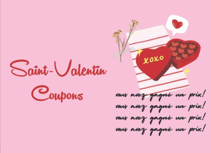 Coupons de la Saint-Valentin: Livre de coupons de la Saint-Valentin pour lui ou elle, coupon de sexe de la Saint-Valentin, bons amusants et ... sexy et un peu coquins. (French Edition)