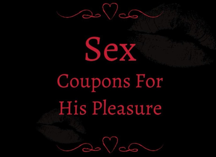 Sex Coupons For His Pleasue: 50 Blanks Coupons to Fill in | Empty Vouchers to Personalize | Perfect Gift for Your | Boyfriend | Husband | Partner | ... Valentine's Day | Christmas | Glossy Cover |