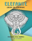 Libro Da Colorare - Grande Stampa - Paradiso Degli Animali - Elefante