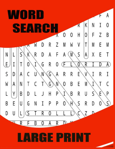Word Search Large Print: Word Searches In Large-ish Print,80 Word Find Puzzles for Seniors, Adults and all other Puzzle Fans