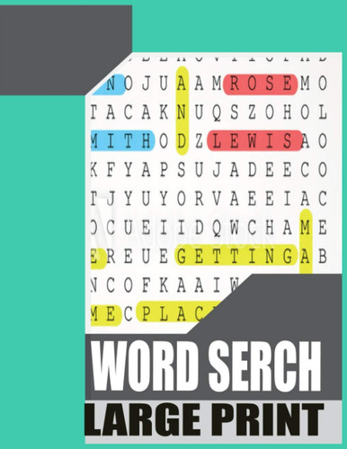 Word Search Large Print: word search puzzles book for adults & kids,Exercise Your Brain, Nourish Your Spirit