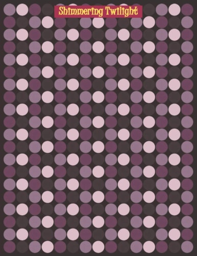 Medium Lined Journal - Shimmering Twilight: 120 pages, 8.5 x 11 inches (LARGE)