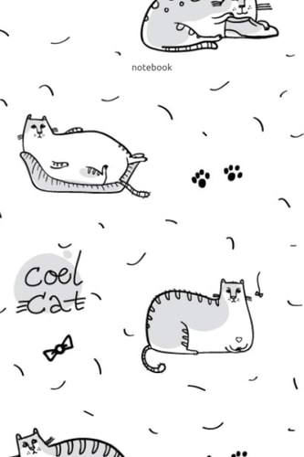 Cat Notebook: The Lazy Cat Notebook (6 x 9) - 100 Pages