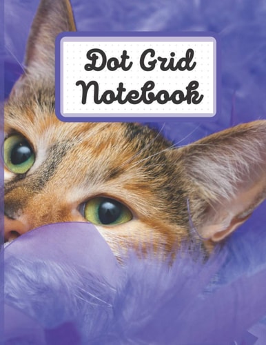 Dot Grid Notebook: Cat | Composition Book | Multi-purpose journal | Drawing | Recording thoughts | Taking notes | Dot Grid 5 mm spaced dots | Dimensions: 8.5" x 11" | 100 Pages | 5-47