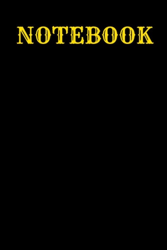 NOTEBOOK: Black Cover