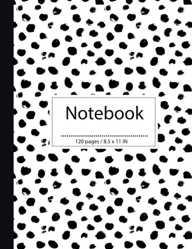 Polka Composition Notebook: Polka Composition Notebook : College ruled paper 120 pages 8.5*11 IN