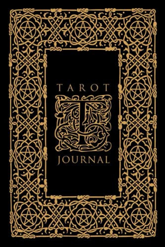 Tarot Journal Card Spread + Arcana Meanings List + Moon Phases