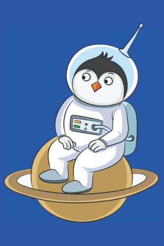 Space Penguin Astronaut Journal - Lined