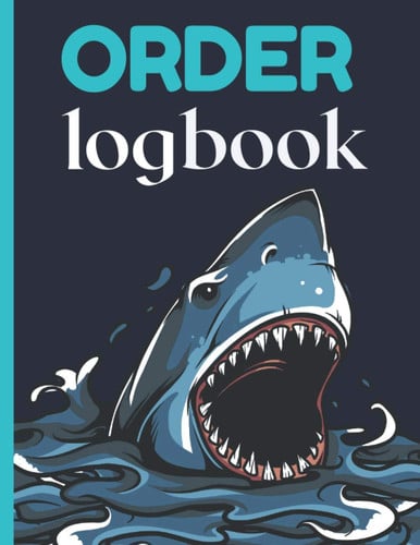 ORDER LOG BOOK: large order book, logbook for small business, order log
