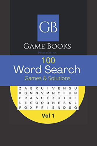 Game Books Word Search Volume 1 Fun Paper and Pencil Games to Play