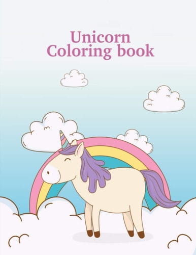 Unicorn Coloring book: Great Gift For Kids and Childrens Ages 8-12; with 100 beautiful designs