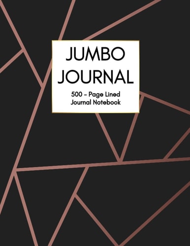 Jumbo Journal Notebook: Jumbo Journal 500 Page Lined Journal Notebook, Extra Large Journal, Blank Lined Pages, 500 Page Journal