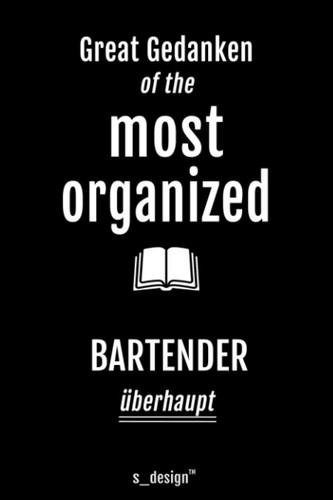 Notizbuch für Bartender: Originelle Geschenk-Idee [120 Seiten kariertes blanko Papier] (German Edition)