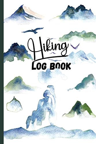 Hiking Logbook Hiking Journal with Prompts to Write In, Hiking Adventure Log Book for Track Hikes 6''x9'' Travel Size (Hiking Gifts)