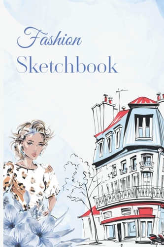 fashion sketchbook: This fashion illustration sketchbook contain female fashion figure templates. Complete fashion design planner.