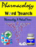 Pharmacology Word Search Book Book for Adults - Pharmacology & Medical Terms- Large Print Edition - Volume 3