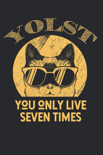 YOLST: Cat lovers Notebook - Lined Journal for writing : 6x9 journal I 110 pages I perfect gift