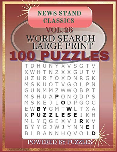 News Stand Classics Vol.26 Word Search Large Print 100 Puzzles