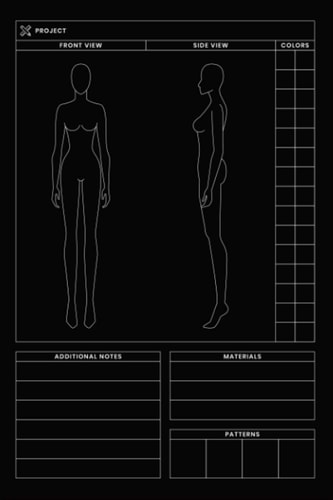 Fashion Sketchbook: Fashion Sketchbook With Figure Templates | Fashion Sketch Notebook Template | Fashion Sketchbook Figure Template | Fashion Designers to Makes an Ideal Fashion