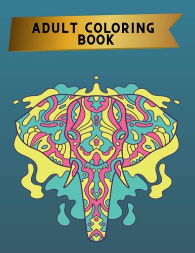 adult coloring book: Stress Relieving Designs Animals/mandala animals colouring book for kids and adult