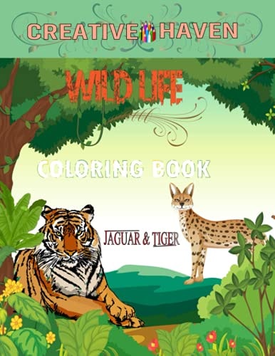 Creative Haven Wildlife Coloring Book (Creative Haven Coloring Books)