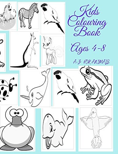Kids Colouring Books Ages 4-8