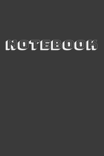 Notebook: Black cover with large spaces to write Size (6x9) 110 Pages: Lined Paper