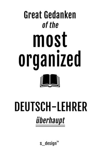 Notizbuch für Deutsch-Lehrer: Originelle Geschenk-Idee [120 Seiten liniertes blanko Papier] __ (German Edition)