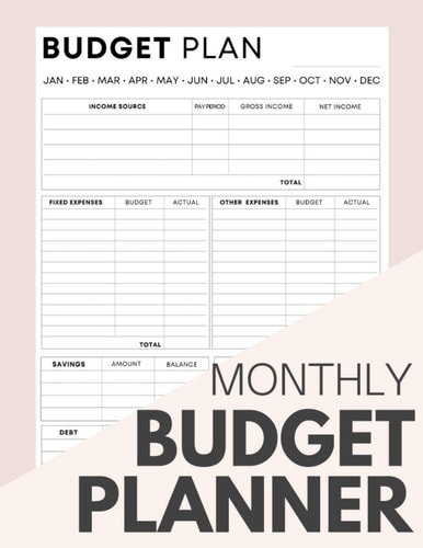 Independently Published 2023 Monthly Budget Planner: Undated 10-Year Monthly Budget Planner Notebook To Take Control Of Your Finances