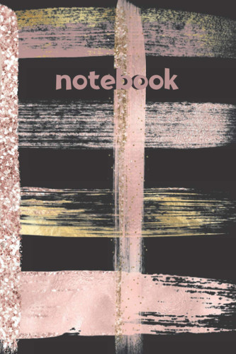 Paint Stroke Notebook: Ruled Notebook/Journal - Lined Journal , 6" x 9"