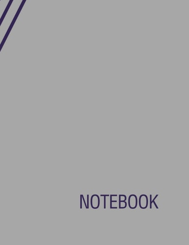 Notebook Lined black: Notbooks line journal for kids for adults paper 8.5 x 11 inc 120 page gratitude journal positive thinking