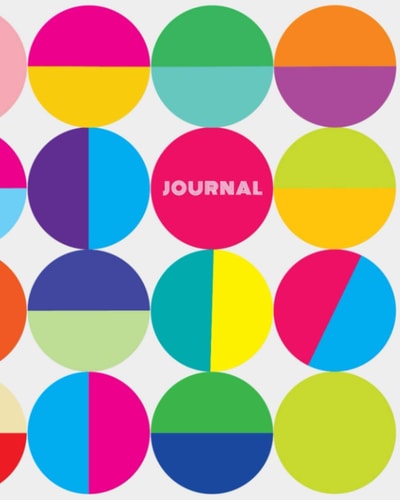 JOURNAL: COLORFUL DESIGN. 8'X10"