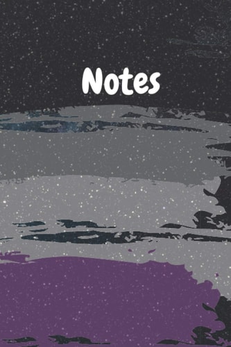 Notes: Ace Space Themed Blank Lined Notebook Journal