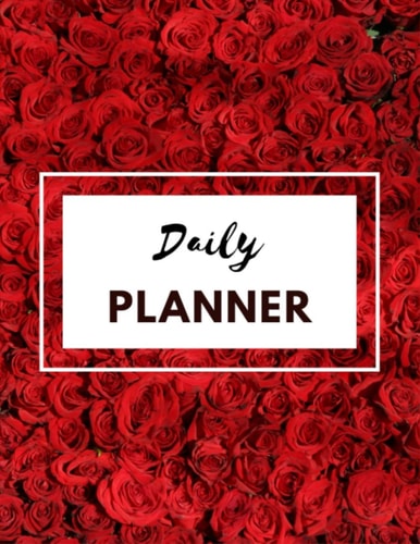 Daily Planner: 8.5 x 11 planner undated