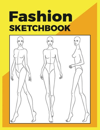 Fashion Sketchbook: Female Fashion Figure Templates