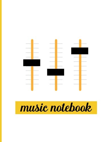 Music Notebook Blank Sheet Music, Lyric Diary and Manuscript Paper, for Music Writer