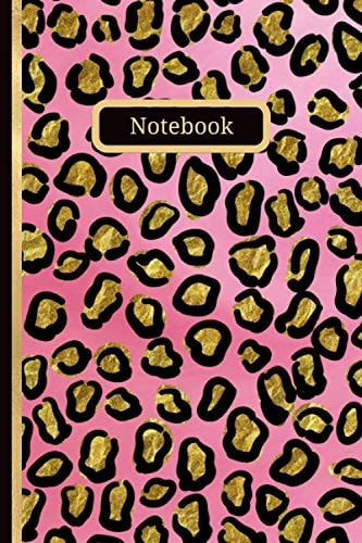 Notebook: Pink Jaguar Design Notebook, Beautifull Aesthetic Matt Cover; Perfect Gift for Birthdays, Mother Day, Valentine, 6x9 , 120 Pages
