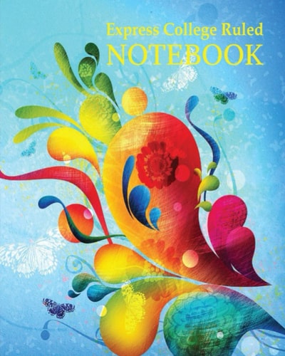Express College Ruled Notebook KKFKVKCN: 120 Pages of Lined Writing Notebook, Writing Journal Lines Notebook for Boys, College Ruled Blank Lined Cute Notebooks School, Writing Notes Journal