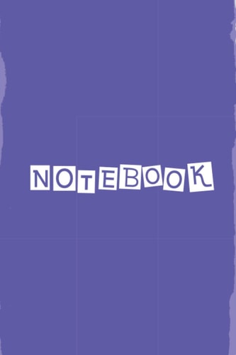 Notebook: Clean and lined notebook, 6x9 inches, 120 pages
