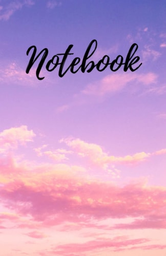 Notebook: 5.5'x8.5' 120 pages cloud scenery