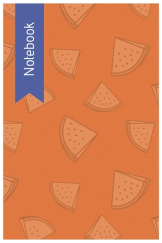 Orange Citrus - College Ruled Notebook (6" x 9" 200 White Lined Pages) Unusual Notebooks Company