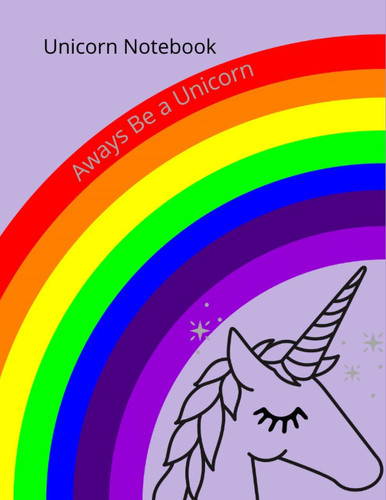 Unicorn Notebook: Composition Notebook with Unicorn theme