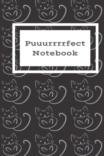 Lined Notebook For Cat Lover 6" x 9" 150 Paged Small Journal Perfect Gift For Pet Lover As A College Notebook or To Do List Journal, Soft Matte Cover