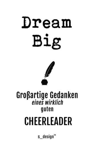 Notizbuch für Cheerleader: Originelle Geschenk-Idee [120 Seiten kariertes blanko Papier] __ (German Edition)
