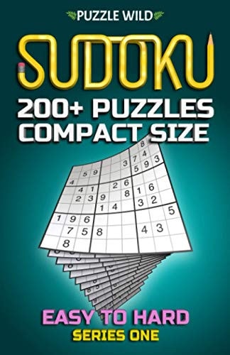 Puzzle Wild Sudoku: 200+ Puzzles, Compact Size, Easy to Hard